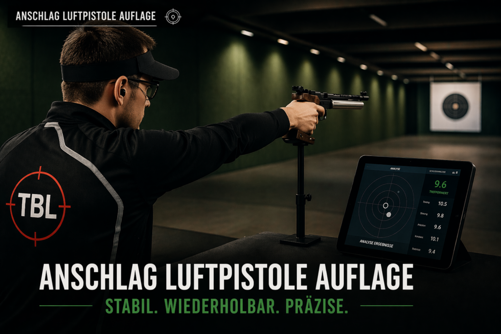 Anschlag Luftpistole Auflage -stabil, wiederholbar, präzise