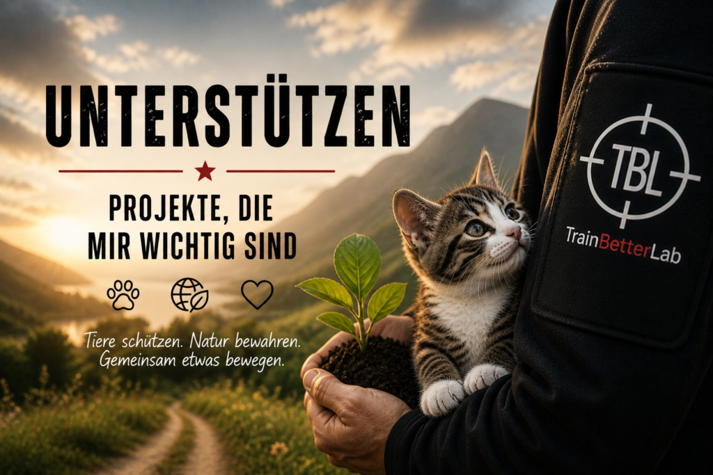 Projekte unterstützen im Bereich Tierschutz und Umwelt – TrainBetterLab